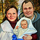 Order Family portrait oil on canvas. Portrait Studio. Livemaster. . Pictures Фото №3