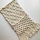 Макраме органайзер. Хранение вещей. Macrame_ecostyle. Ярмарка Мастеров.  Фото №4