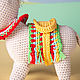 Donkey knitted Cypress with a blanket, saddle and bridle interior toy. Stuffed Toys. Вязаные игрушки - Ольга (knitlandiya). My Livemaster. Фото №4