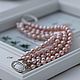 Pearl bracelet 'Butterflies in the stomach', Bead bracelet, Omsk,  Фото №1
