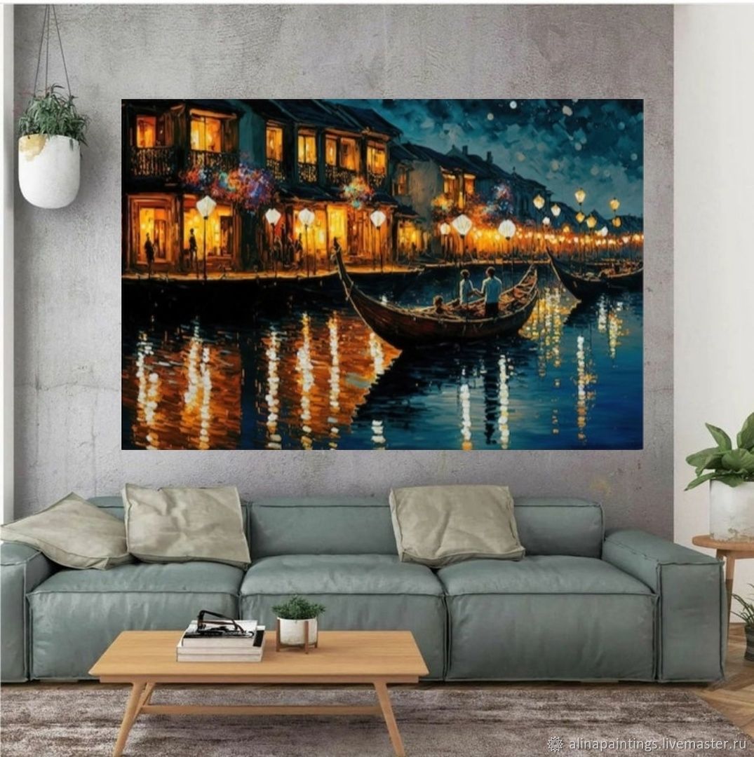 Картина Венеция Стильные картины Живопись маслом Заказать картину в ...