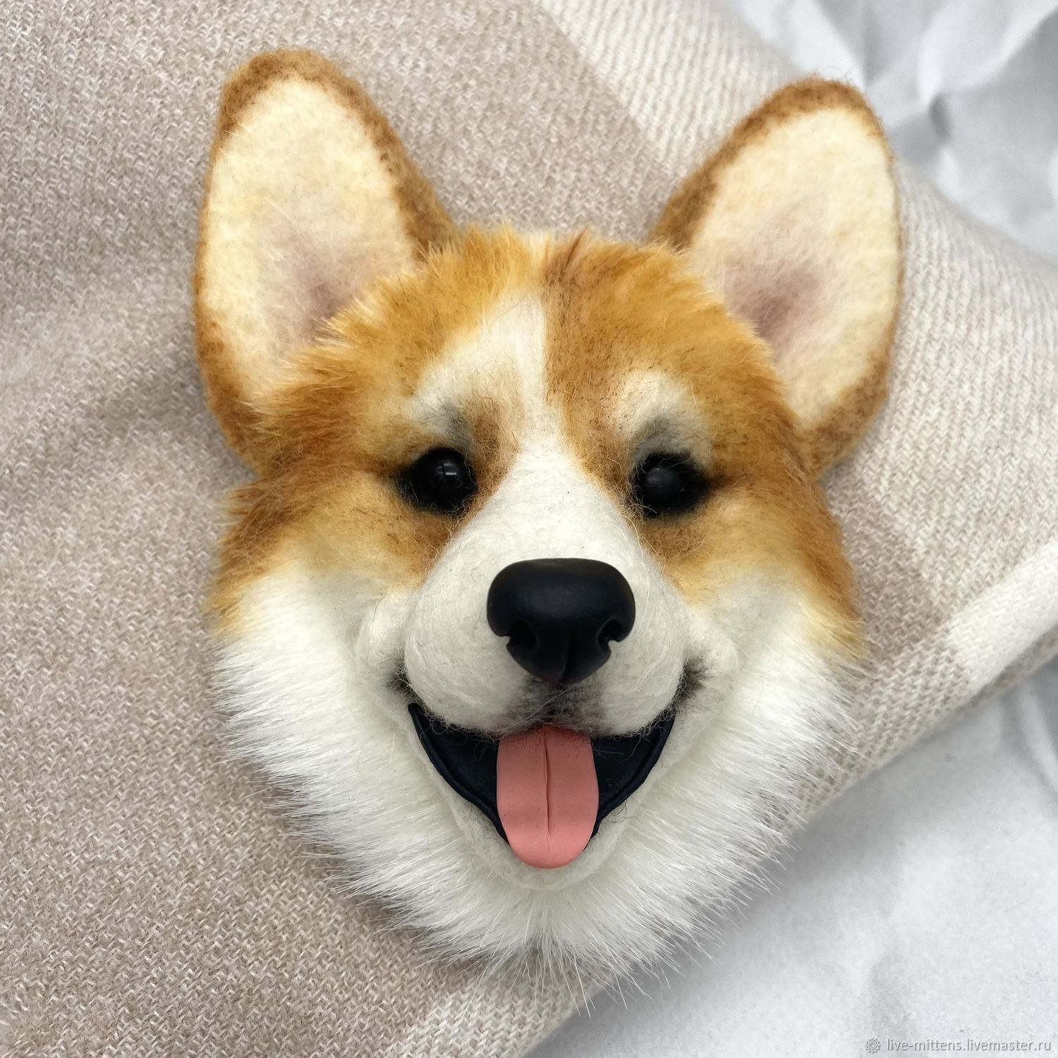 Брошь собака корги реалистичная. Милая звероброшь. Украшения на шарф – заказать на Ярмарке Мастеров – TUKT8RU | Брошь-булавка, Санкт-Петербург