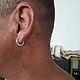  Men silver earring. Single earring. Persian (persianjewelry) (persianjewelry). My Livemaster. Фото №4