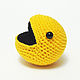 Пакман (Pac-man), Амигуруми куклы и игрушки, Санкт-Петербург,  Фото №1