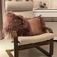 Декоративные подушки из меха. Подушки. Alberta_decor. Интернет-магазин Ярмарка Мастеров.  Фото №2