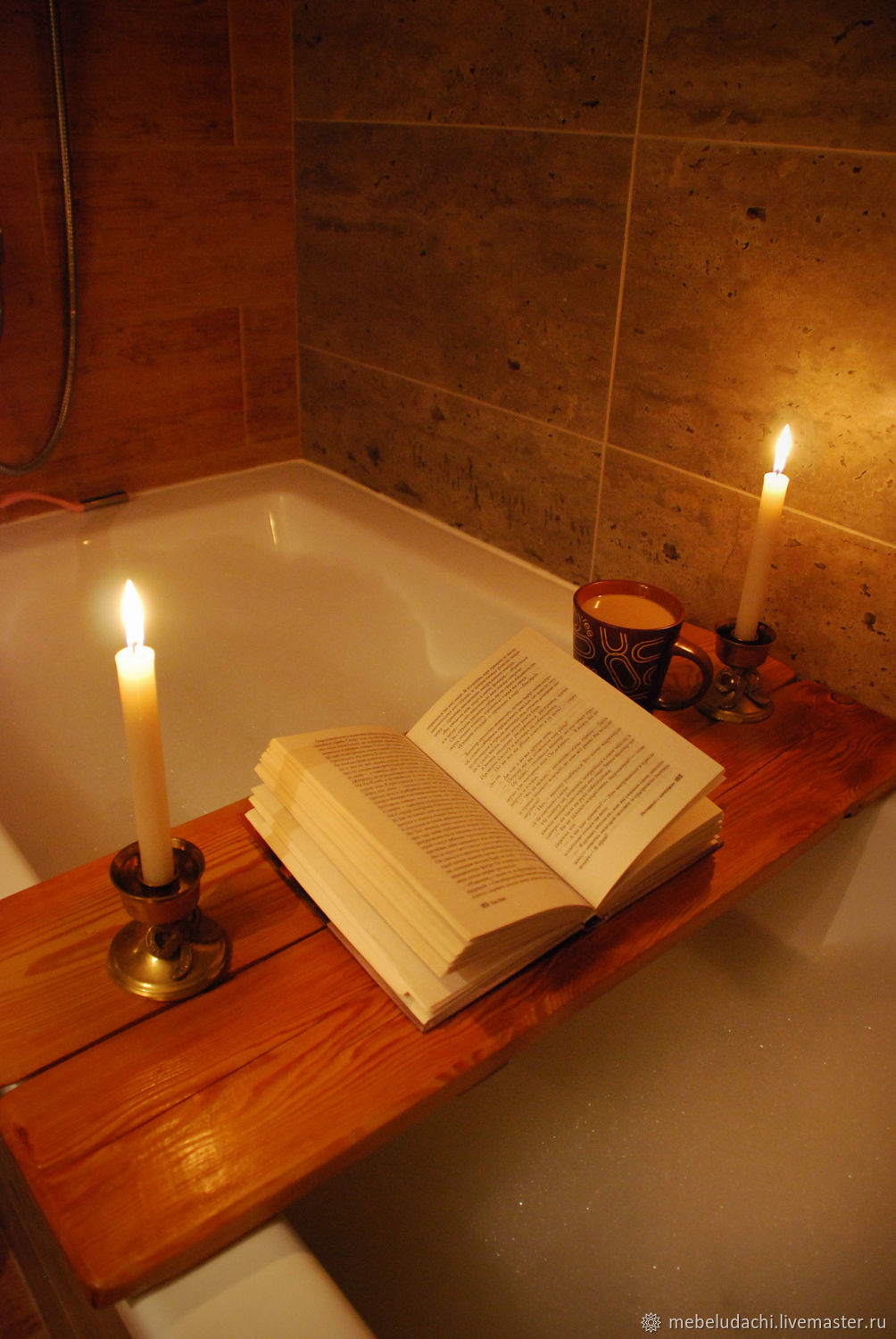 Подставка на ванну деревянная - 78 фото