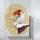 Stained glass painting ' Christmas Fairy'. Pictures. marinasin. My Livemaster. Фото №4