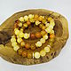 Beads with yellow calcite and agate 54 cm. Beads2. Selberiya shop. My Livemaster. Фото №5