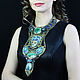 Колье "Принцесса Египта". Длинное ожерелье с камнями, Колье, Санкт-Петербург,  Фото №1