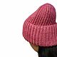 Women's hat Takori, voluminous, cashmere, mohair, dry rose. Caps. SIBERIA COOL (knitting & painting) (Siberia-Cool). My Livemaster. Фото №5