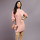 Order Pink Angora Sweater Dress. SHAPAR - knitting clothes. Livemaster. . Dresses Фото №3
