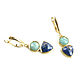 Lapis lazuli earrings, amazonite earrings,natural stone earrings. Earrings. Irina Moro. Online shopping on My Livemaster.  Фото №2