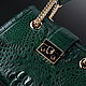 Сумка женская из кожи крокодила IMA0786G1. Классическая сумка. CrocShop товары из экзотической кожи. Ярмарка Мастеров.  Фото №8