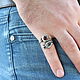 Men's-women's Snake ring with corundum in 925 silver (VIDEO) HB0012. Rings. Sunny Silver. Online shopping on My Livemaster.  Фото №2