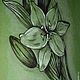 Заказать Gama de colores de gráficos ' Trébol de la hoja de plátano '. Art panel paintings .... Ярмарка Мастеров. . Pictures Фото №3