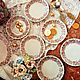 Vintage Dessert plates set with roses. Germany. Vintage plates. ANTIK. ART. ITALY. My Livemaster. Фото №5
