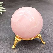 Фен-шуй и эзотерика handmade. Livemaster - original item Ball rose quartz. Collectible minerals. for the interior. Handmade.