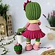 Мастер-класс: Девочка-кактус. Мастер-классы. olya_and_toys (lubimkidlyavas). Ярмарка Мастеров.  Фото №5