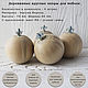 Мебельные круглые ножки / береза / высота 7 см / под покраску / 4 шт, Фурнитура для мебели, Димитровград,  Фото №1
