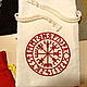 Order Bag Runny compass linen white. Fehustyle Northern Gods Magic (slavartel). Livemaster. . Bags Фото №3
