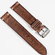 Coffee Waxed Genuine Leather Strap, Watch Straps, Moscow,  Фото №1