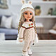 Clothes for Paola Reina dolls. Cream set with ears, Clothes for dolls, Voronezh,  Фото №1