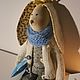 Текстильная зайка в кофточке (тильда-заяц), Декор в стиле Тильда, Санкт-Петербург,  Фото №1