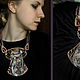"Phasianum et Azalea"  колье. Комплекты украшений. Julia Chernopazova Art Jewelry. Интернет-магазин Ярмарка Мастеров.  Фото №2