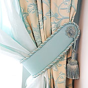 Для дома и интерьера handmade. Livemaster - original item Curtains with pelmet bandeau. Handmade.
