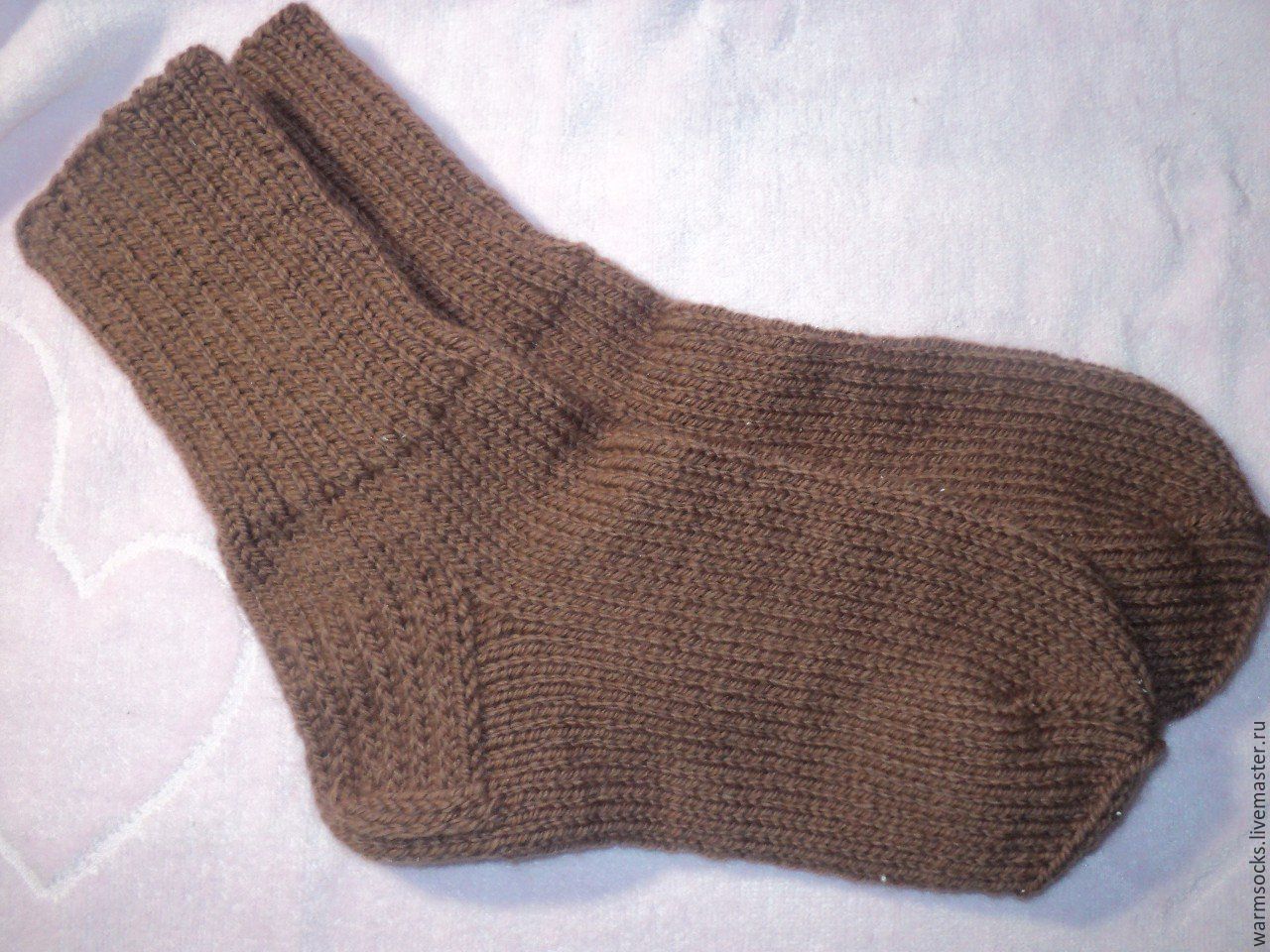 Вязаные носки для мужчин