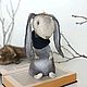 Интерьерная игрушка Кролик длинноухий Интерьерный заяц, Игрушки, Челябинск,  Фото №1