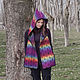 Hooded scarf Fantasy Warm scarf Winter accessories, Hoods, Terek,  Фото №1