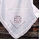 Order Baptismal set 'Ivanovo the line' with a Golden cross. flax&lace. Livemaster. . Christening set Фото №3