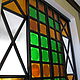 Stained glass windows in a sliding partition. Stained glass. fusing. Online shopping on My Livemaster.  Фото №2