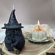 Свеча формовая кот Маг. Свечи. Silver Candle. Ярмарка Мастеров.  Фото №6
