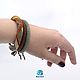Комплект браслетов "Степи". Браслет плетеный. Blue Bird | Handmade Jewerly. Ярмарка Мастеров.  Фото №6
