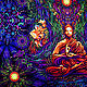 Order Meditative fluid canvas 'Fractal Shambhala». Fractalika. Livemaster. . Carpets Фото №3