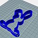 3D файл Зайчонок моделирование, печать пластик pla. Шаблоны для печати. 3Dform. Интернет-магазин Ярмарка Мастеров.  Фото №2