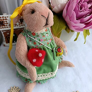 Куклы и игрушки ручной работы. Ярмарка Мастеров - ручная работа Зайка. Handmade.