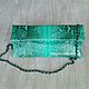 Clutch bag of genuine Python leather, Clutches, Moscow,  Фото №1