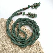 Украшения handmade. Livemaster - original item Lariat harness made of beads 