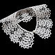 Кружевной воротник вязанный белый «Нина». Воротнички. lace-collar. Интернет-магазин Ярмарка Мастеров.  Фото №2