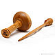 The spindle for spinning the base for the feet of the Siberian Elm #B40. Spindle. ART OF SIBERIA. My Livemaster. Фото №5