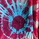 Туника- хитон оверсайз шелк батик tie dye ручная работа. Туники. Батик шелк текстиль (Лада Землянская). Ярмарка Мастеров.  Фото №6