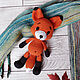 Little fox Ginger Soft toy fox Little fox Red Fox. Stuffed Toys. Вязаные игрушки - Ольга (knitlandiya). Online shopping on My Livemaster.  Фото №2