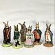 Винтаж: Набор "Робин Гуд", Bunnykins, Royal Doulton, Статуэтки винтажные, Нижний Новгород,  Фото №1
