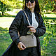  Women's burgundy leather bag Sunday S88t-682. Crossbody bag. Natalia Kalinovskaya. My Livemaster. Фото №6