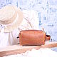 Women's cosmetic bag made of genuine leather ' Melody d'amour». Beauticians. CRAZY RHYTHM bags (TP handmade). Online shopping on My Livemaster.  Фото №2