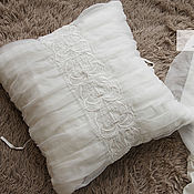 Для дома и интерьера handmade. Livemaster - original item Decorative pillowcase with embroidery from THE iris collection. Handmade.