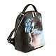 Order Leather backpack ' cat with a butterfly'. Pelle Volare. Livemaster. . Backpacks Фото №3